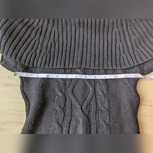 Guess Black Off-the-Shoulder Sweater Dress - XS - Picture 4 of 5